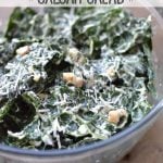 Creamy Kale Caesar Salad on 100 Days of #RealFood