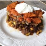 Easy Taco Pie on 100 Days of #RealFood