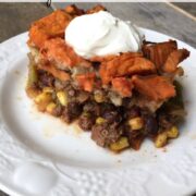 Easy Taco Pie on 100 Days of #RealFood