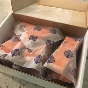 Alaska Gold Salmon on 100 Days of #RealFood