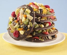 Chocolate Rainbow Bites on 100 Days of #RealFood