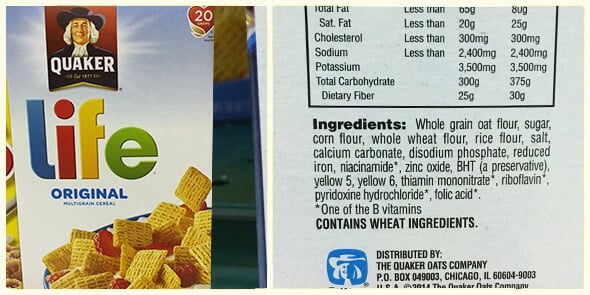 What's in your cereal on 100 Days of Real Food - Life