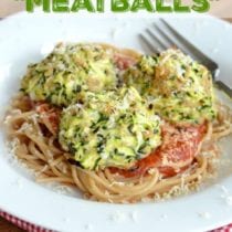 Cheesy Zucchini Meatballs on 100 Days of Real Food