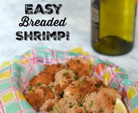 Easy Breaded Shrimp on 100 Days of Real Food