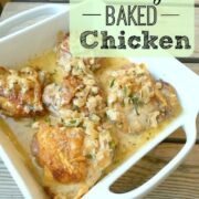 Creamy Baked Chicken on 100 Days of Real Food