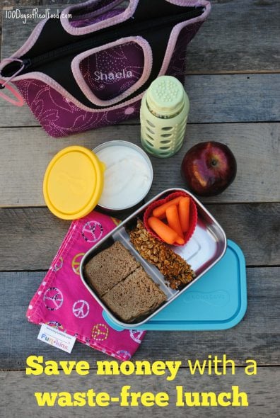 A Waste-Free Lunch Will Save You Money! on 100 Days of Real Food