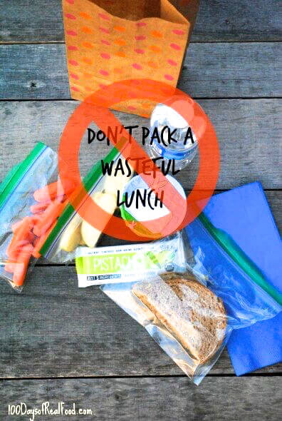 Reusable lunches will save you money on 100 Days of Real Food