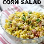 Simple Corn Salad on 100 Days of Real Food