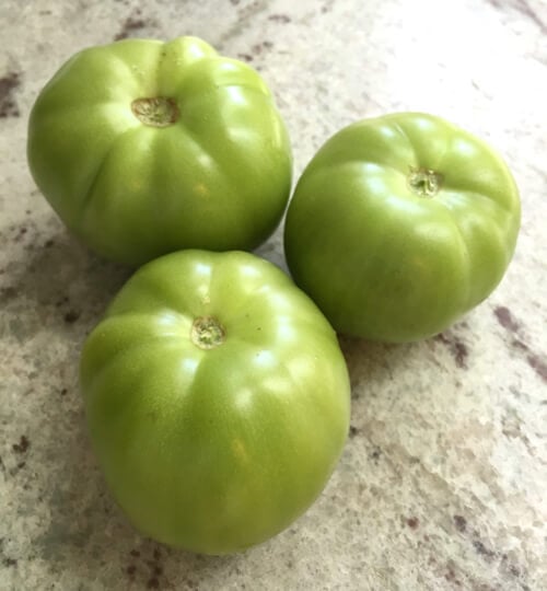 Shortcut Fried Green Tomatoes on 100 Days of Real Food