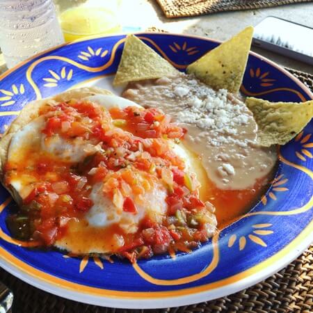 Mexican Breakfast Skillet with Refried Beans - SueBee Homemaker