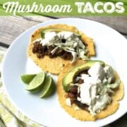 Meat and Mushroom Tacos