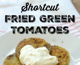 Shortcut Fried Green Tomatoes on 100 Days of Real Food