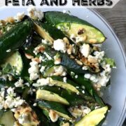 Zucchini with Feta and Herbs on 100 Days of Real Food