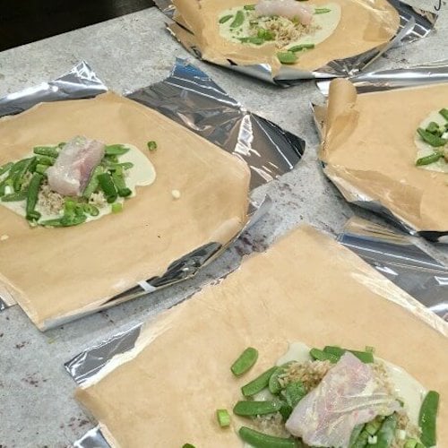 Green Curry Fish Packets ⋆ 100 Days of Real Food