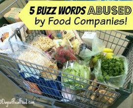 5 Buzz Words Abused by Food Companies on 100 Days of Real Food