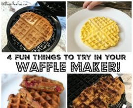 4 Fun Things to Try in your Waffle Maker on 100 Days of Real Food