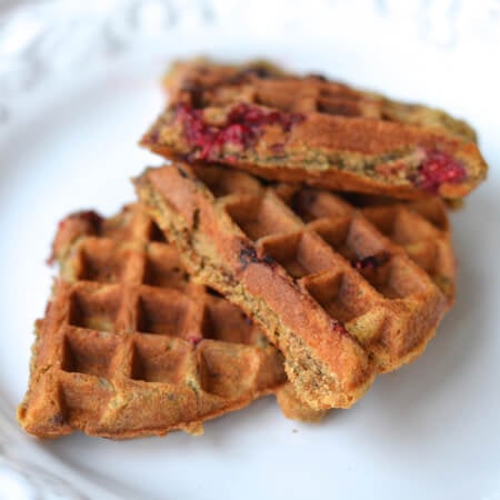4 Things to Try in a Waffle Maker - Muffin Batter - on 100 Days of Real Food