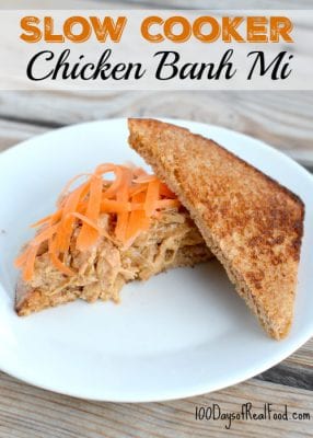 Slow Cooker Chicken Banh Mi