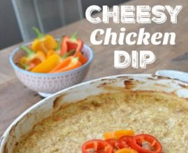 Cheesy Chicken Dip on 100 Days of Real Food