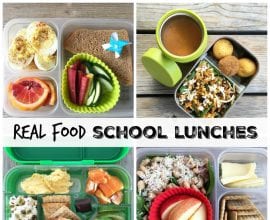 Real Food School Lunches on 100 Days of Real Food