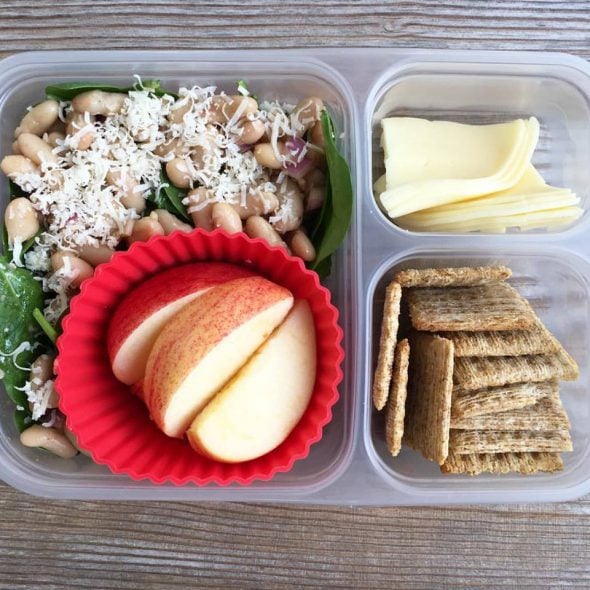 packed school lunch