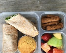packed school lunch