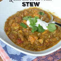 Why I Don't Like the Instant Pot (+ Curried Lentil & Sweet Potato Stew)