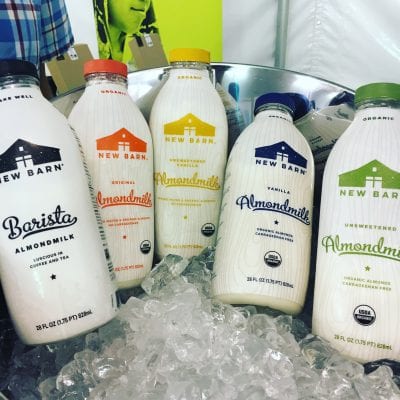 6 New Real Food Snacks Hitting Shelves Soon - New Barn Almond Milk - on 100 Days of Real Food
