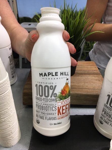 6 New Real Food Snacks Hitting Shelves Soon - Maple Hill Kefir - on 100 Days of Real Food