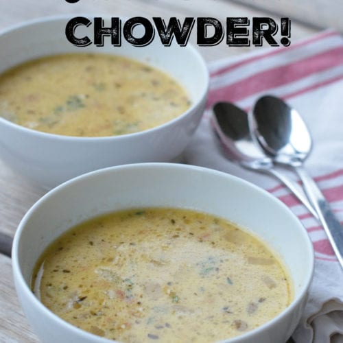 Fish and Potato Chowder - One Pot Meal!