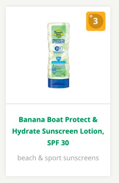 BANANA BOAT PROTECT & HYDRATE Sunscreen, SPF 30