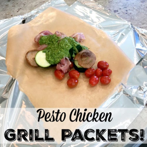Pesto Chicken Grill Packets ⋆ 100 Days of Real Food