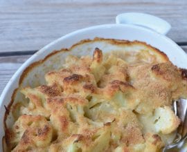 Cauliflower Gratin on 100 Days of Real Food