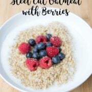 Instant Pot Steel Cut Oatmeal + What Cooks Well in the Electric Pressure Cooker 1