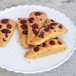 Raspberry Almond Scones on 100 Days of Real Food