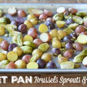 Sheet Pan Brussels Sprouts and Potatoes