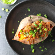 Lentil Sloppy Joe Stuffed Sweet Potatoes (+ how to save money while eating well) 1