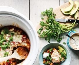 Slow Cooker Enchiladas on 100 Days of Real Food