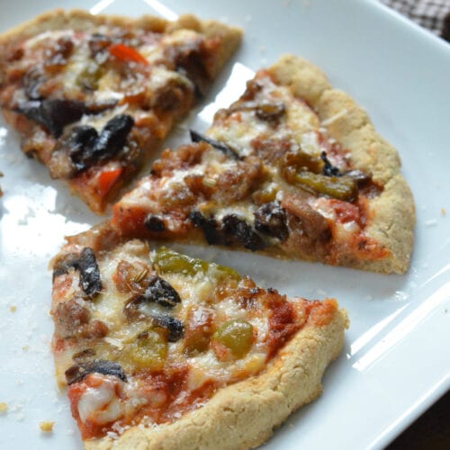 Sausage, Bell Pepper & Mushroom Pizza 1
