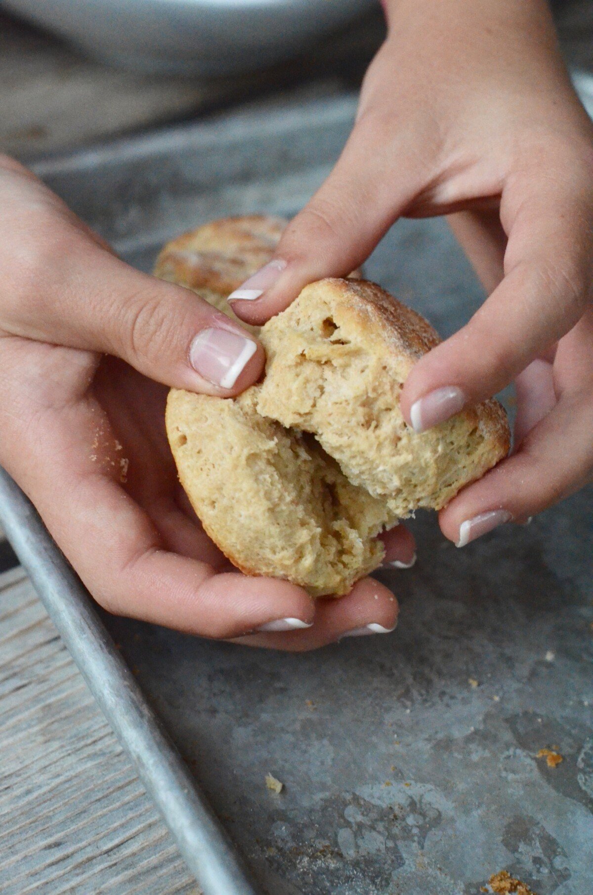 Fluffy Whole Wheat Buttermilk Biscuits on 100 Days of Real Food