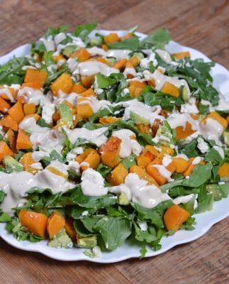 Easy Butternut Squash Salad with Feta 1