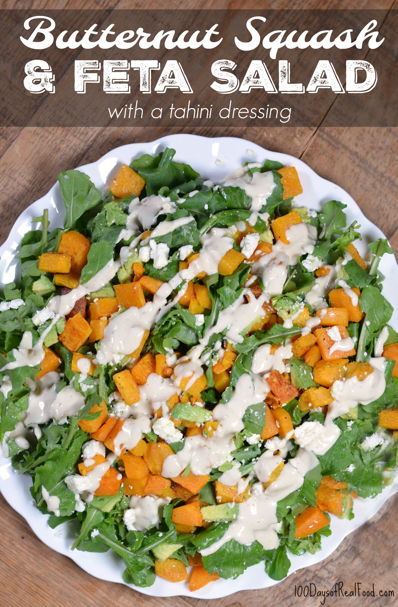 Easy Butternut Squash Salad with Feta 2