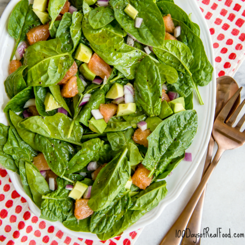 Simple Grapefruit and Avocado Salad 1