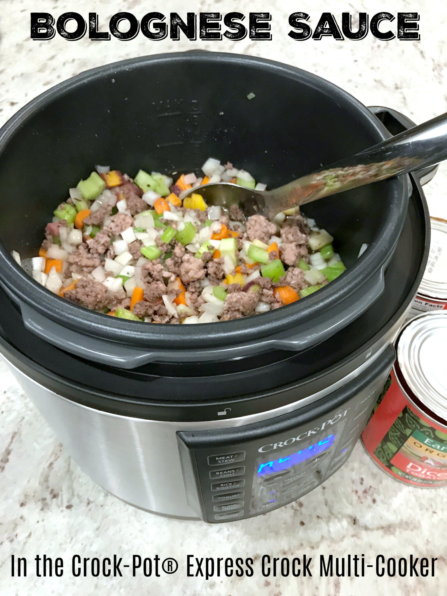 Bolognese Sauce (in the CrockPot® Express Crock MultiCooker) ⋆ 100 Days of Real Food