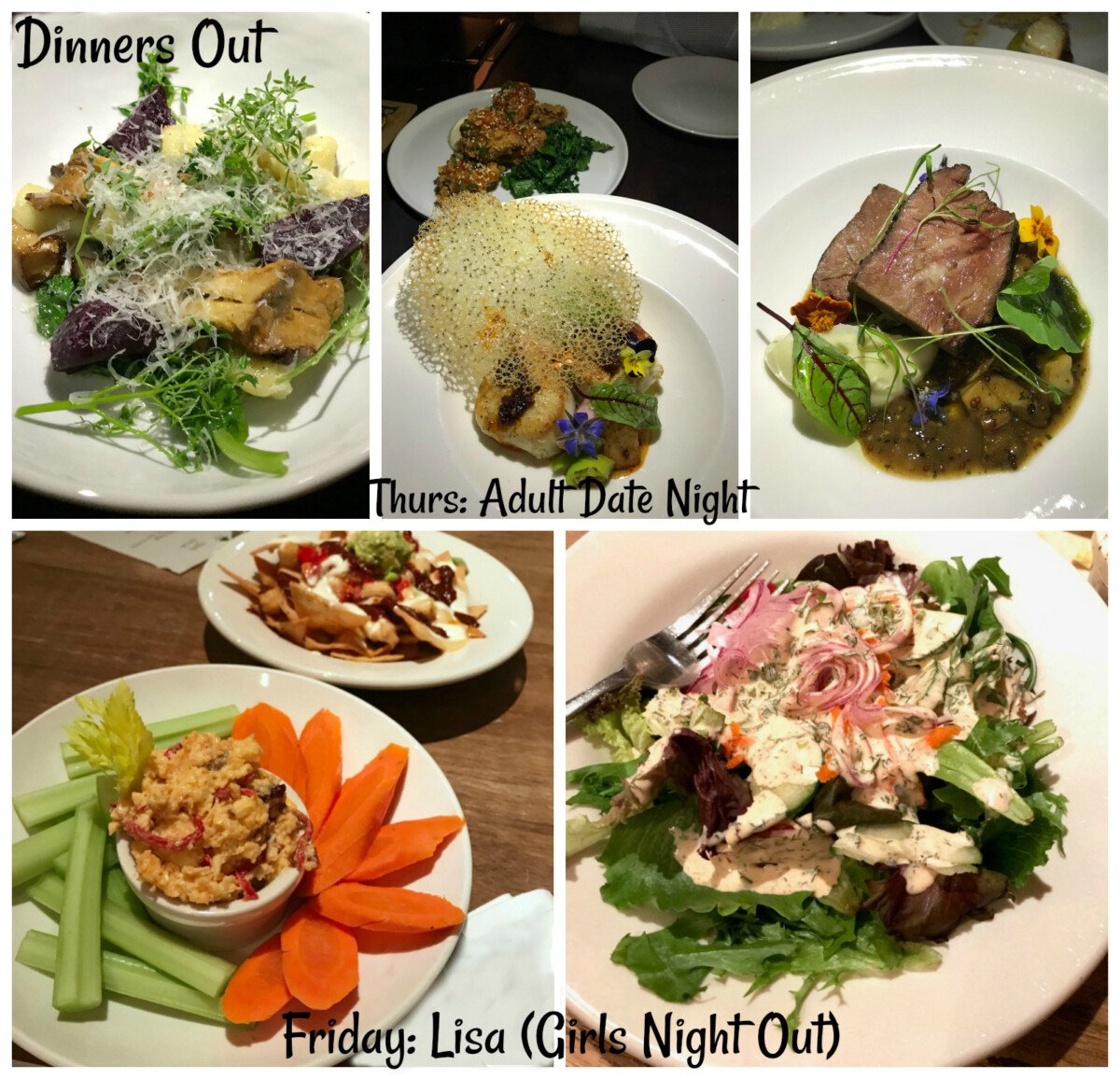 Real Food Dinner: Dinners out