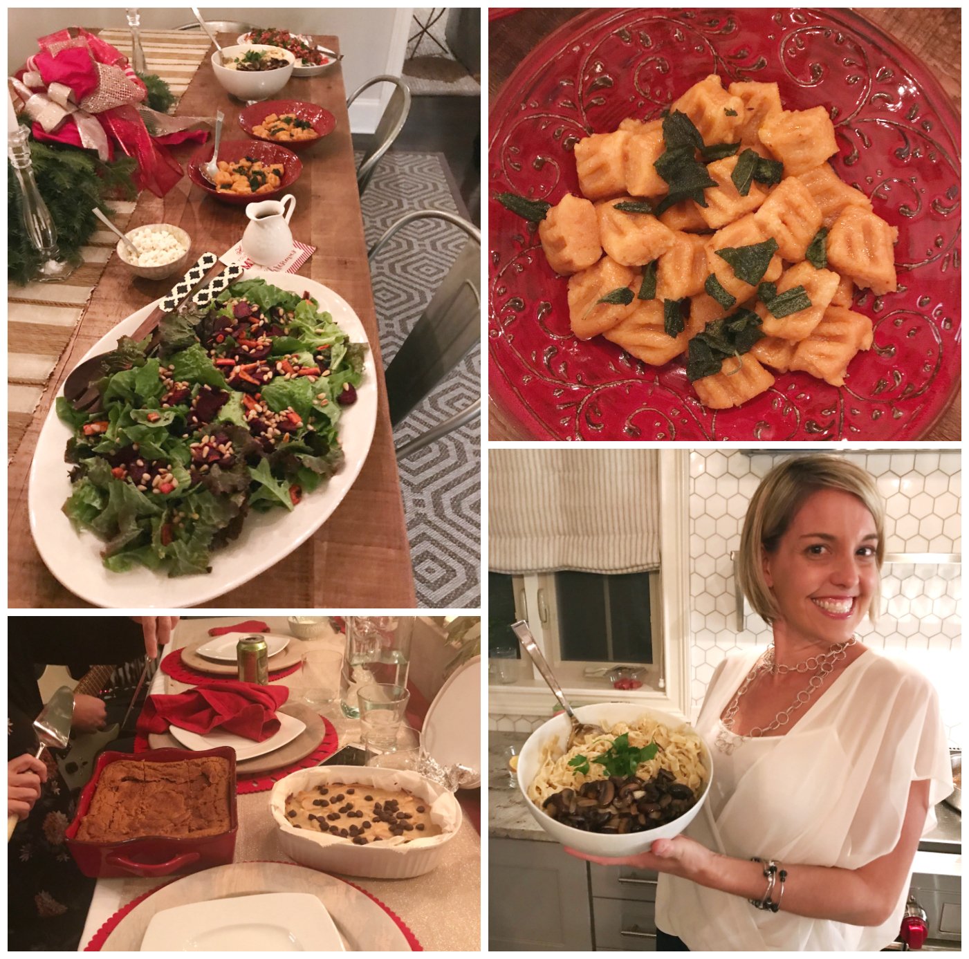 Our GF and DF Team Dinner collage