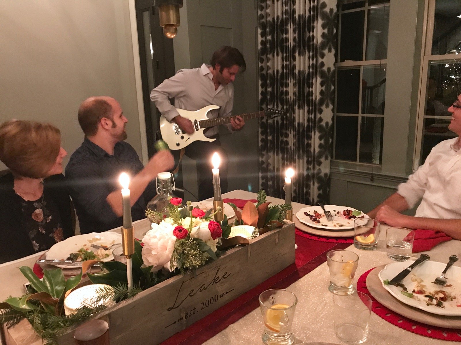 Jason playing guitar