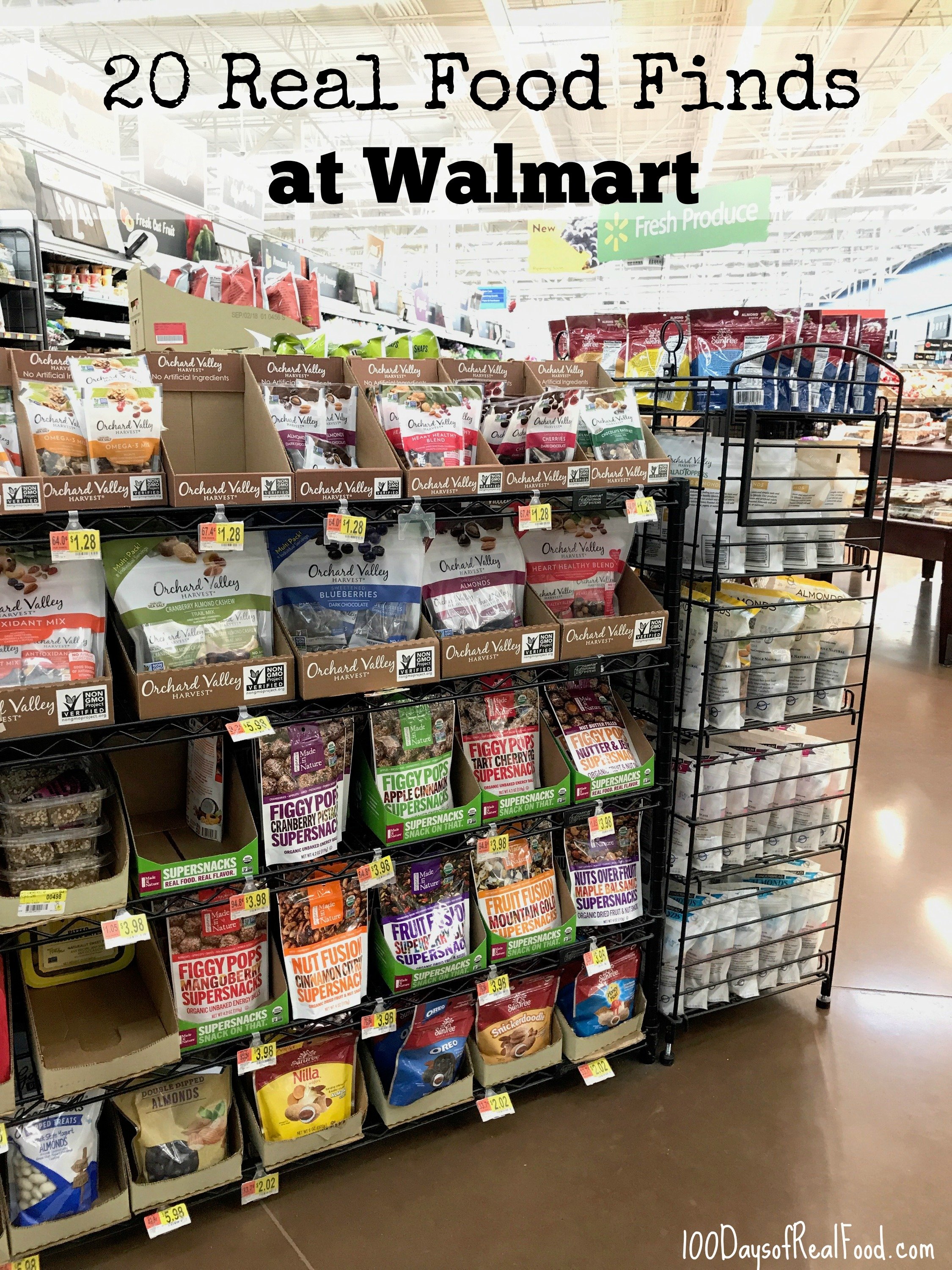 20 Real Food Finds at Walmart - 100 Days of Real Food