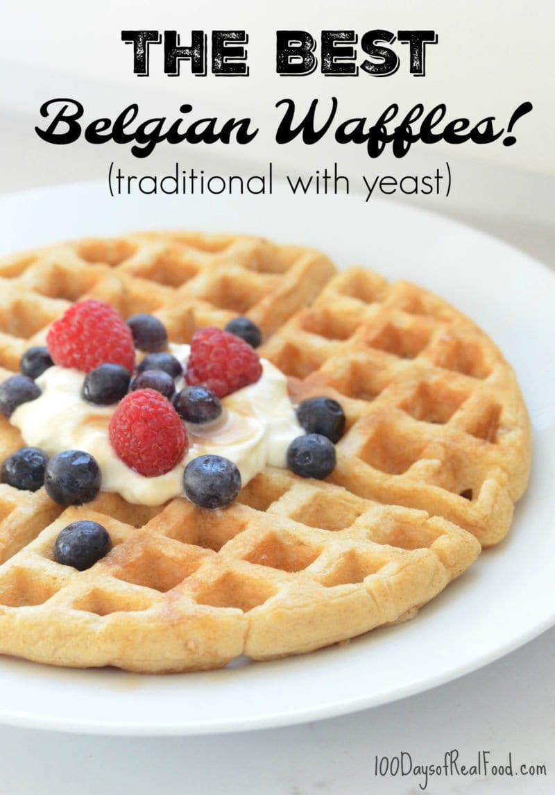 The Best Belgian Waffles on 100 Days of Real Food