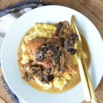 chicken and wild mushroom skillet
